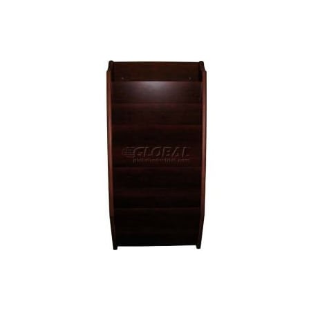 Wooden Mallet Wooden Mallet 7 Pocket Legal Size File Holder, Mahogany CH17-7MH